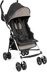 Summer Infant, Poussette Mini 3D légère avec pliage compact, inclinaison multi-positions, auvent avec visière solaire pop-out et plus, Poussette parapluie pour voyage et plus, Gris