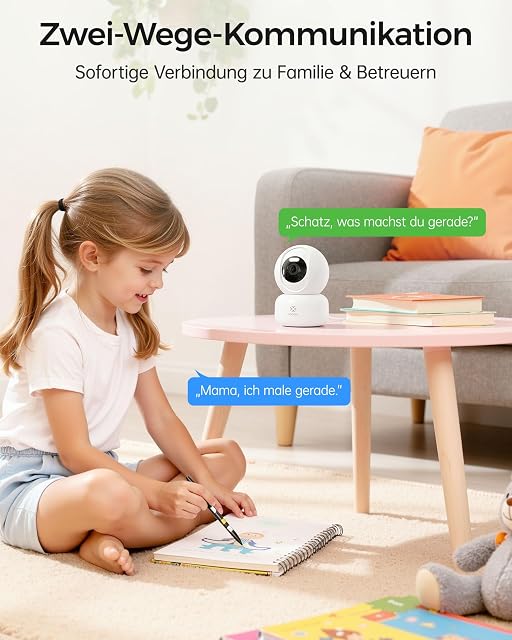 Foto 7 de 8 de Woox Cámara de seguridad para interiores, 2K, Wi-Fi de 360°