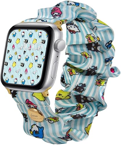 Sonix Correa de reloj Sanrio, con licencia oficial, compatible con Apple Watch de 1.614 in, 1.575 in, 1.496 in, colección Hello Kitty & Friends