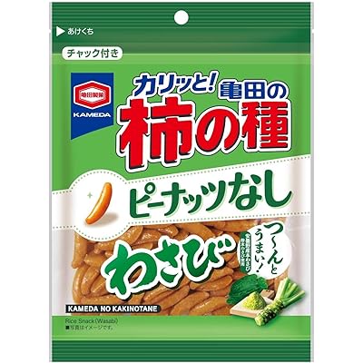 亀田製菓 亀田の柿の種ピーナッツなし わさび 91g×12袋