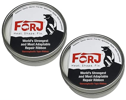 Forj Thermoplastic Tape Ribbon, 20 Feet of Lightweight, Compact Resin Fiber with 1000 Pounds of Tensile Strength, Perfect for Repairs and Maintenance