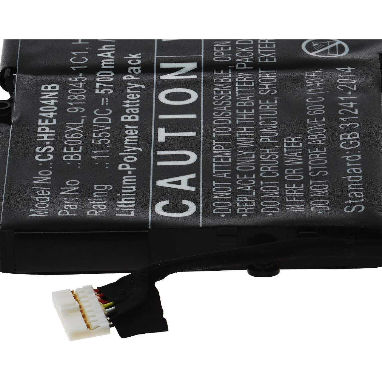 Powery Batería Compatible con HP Modelo 918108-855, 11,55V, Li-Ion