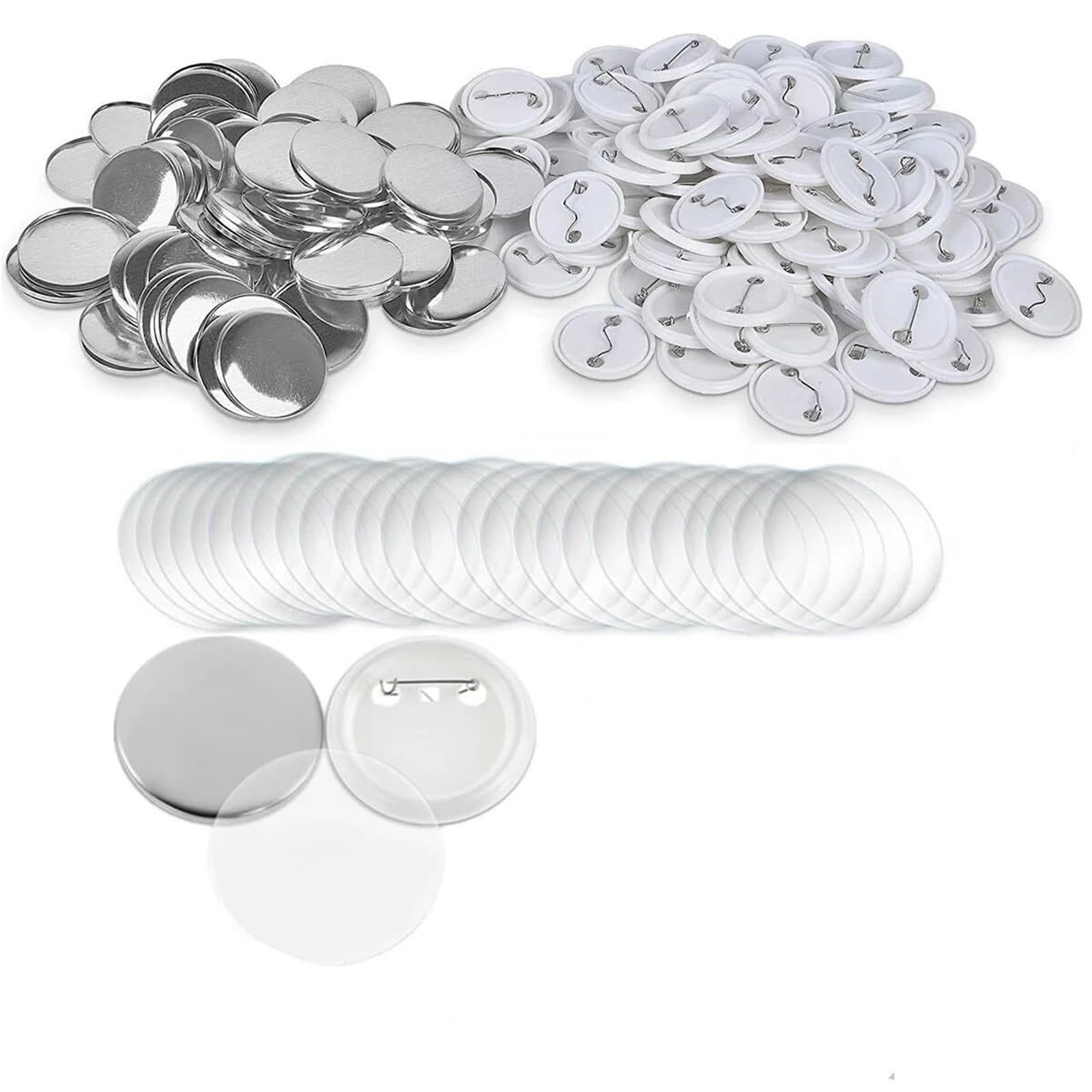 Maszyna do odznak, Puste Części Guzików Do Plakietki, Zestaw Przypinek DIY, Produkcja Maszyny Drukarskiej Rękodzieło DIY(50)