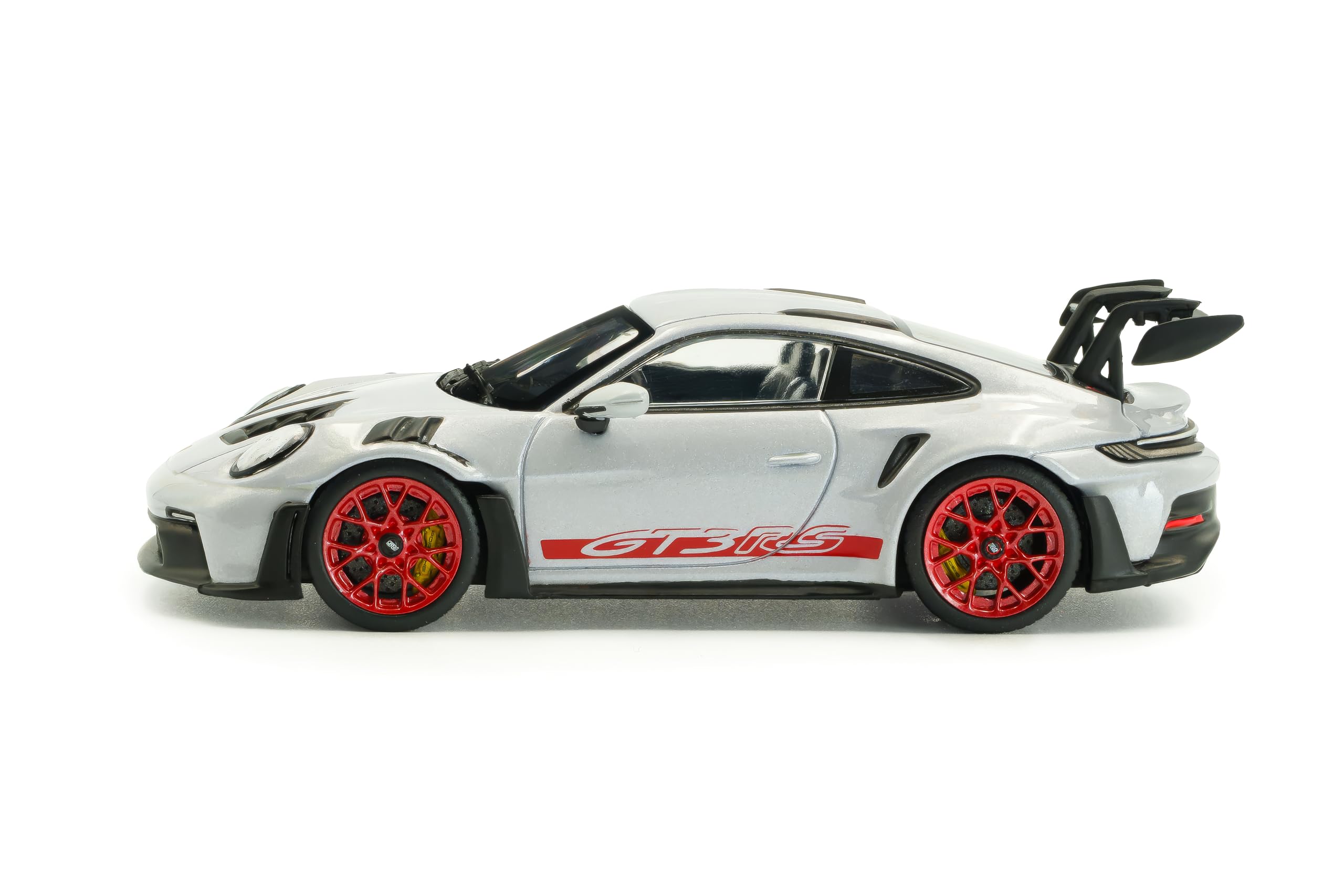1:43 Porsche 911 (992) GT3 RS Ice Grey Metallic W/PYRO Red 2023