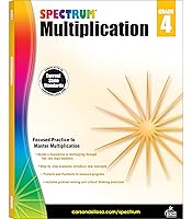 Algopix Similar Product 16 - Spectrum 4th Grade Math Multiplication