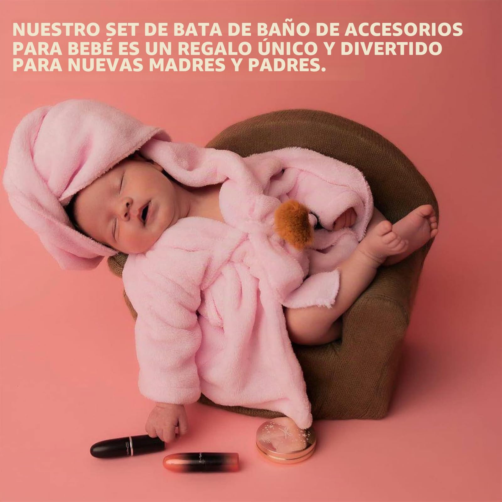 6 piezas de accesorios para fotografía de recién nacidos, trajes de sesión de fotos de bebé, albornoces, toalla de baño, traje con zapatillas de pepino, accesorios para fotos para niños