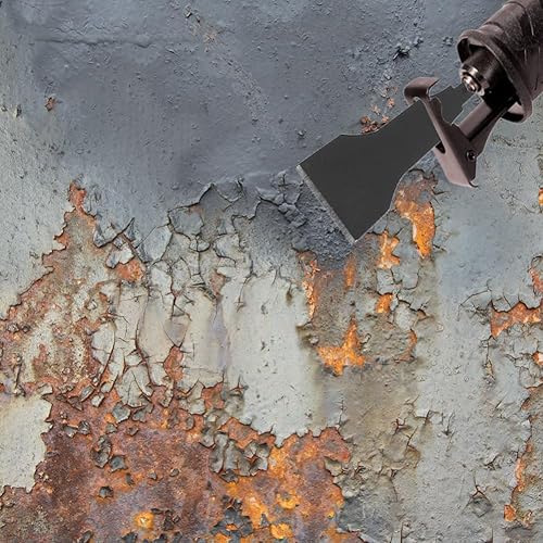 Miniatura 3 de Lwuey Hoja de sable de sierra recíproca, cuchillas raspadoras Sawzall multifuncionales de acero de alto carbono, herramientas de limpieza de