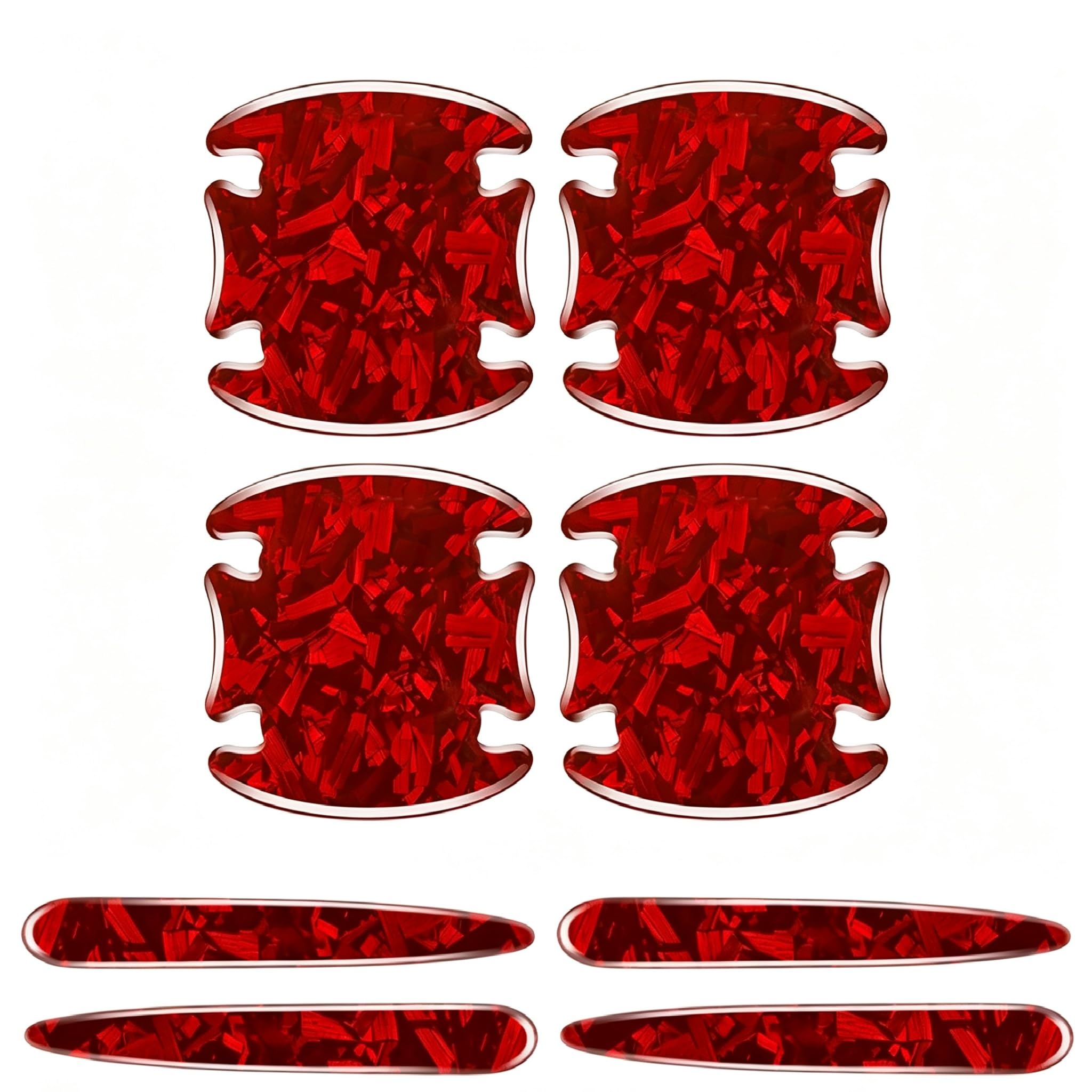 HHUIYUYY Car Door Handle Protective Stickers for Step Wagon RG1 2005-2009