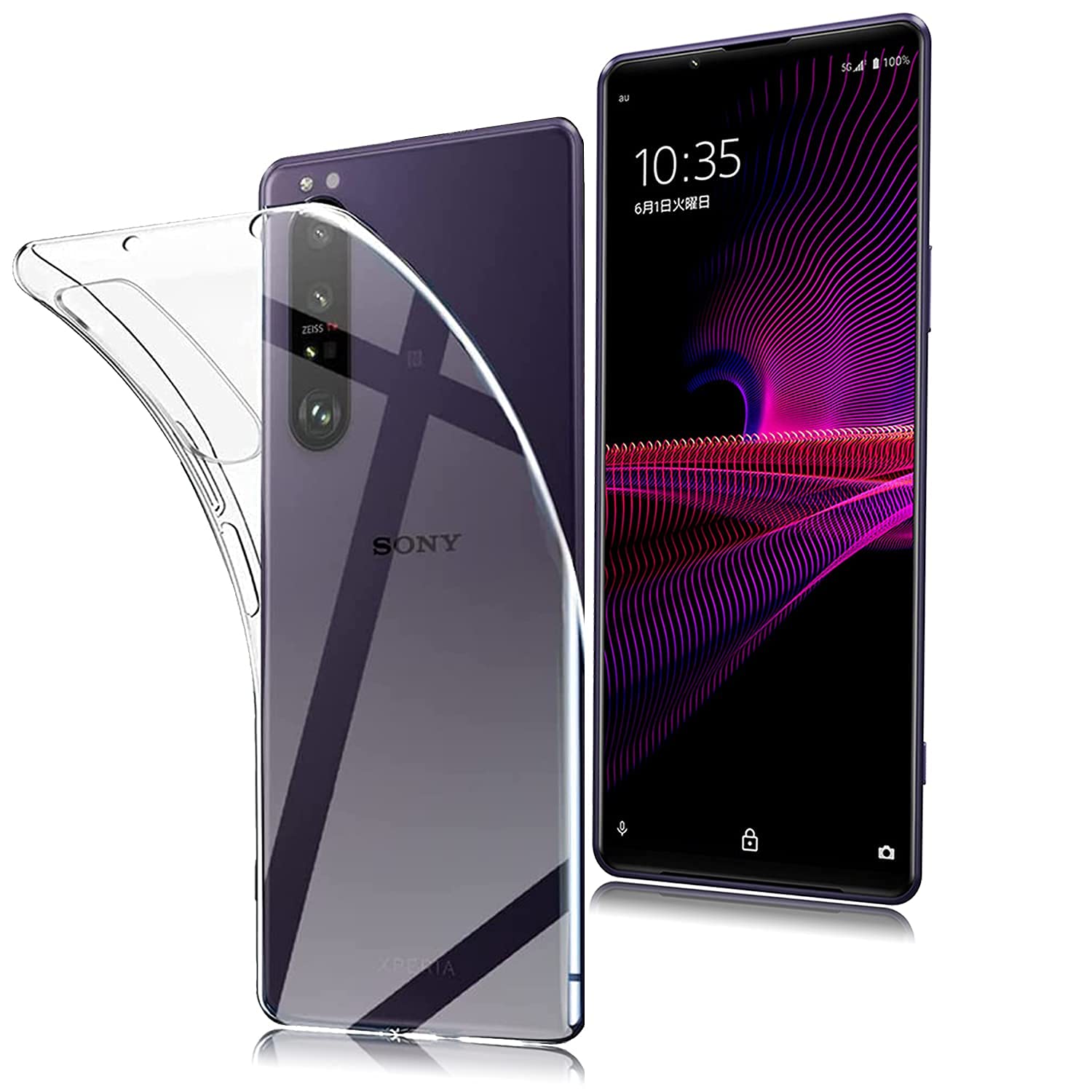 SONY Xperia 1 Ⅲ SOG03 本体 クリアケース付き Amazon.co.jp: for Sony Xperia 1 III SOG03 au ケース 全面保護カバー