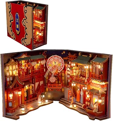 DIY Book Nook Kit, Book Nook Shelf Insert 3D