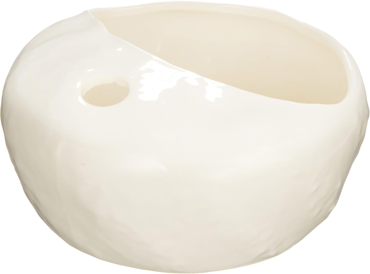 Sanpoto Banko Ware 07629 White Bowl, White Ladle Stand