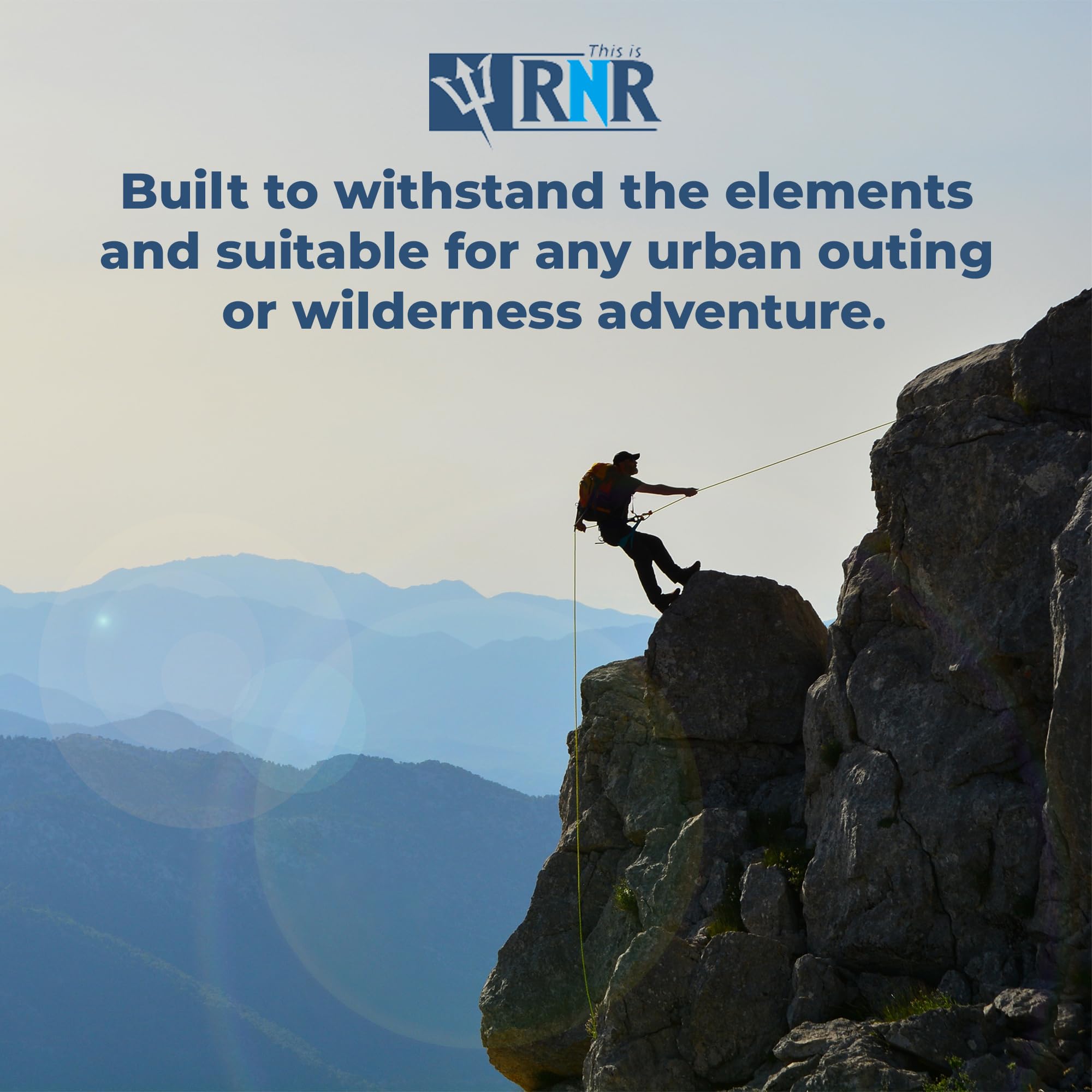 Rock-N-Rescue Professional Grade Nylon Tubular Webbing - Heavy-Duty 1-inch, Rescue Equipment for Mountaineering Rappelling Arborist Safety Gear, Firefighting and Rescue Gear