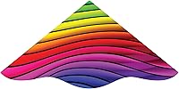 Vista 6 de X Kites DLX Delta Nylon Kite, 42 Inch Wide Delta Kites