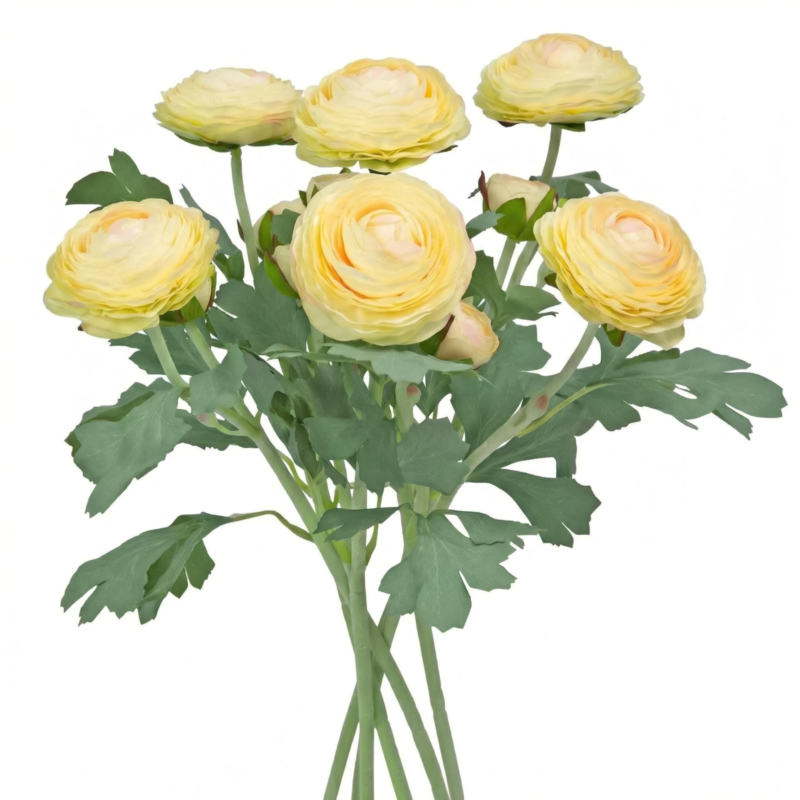 TOPIA Yellow Ranunculus 6Pcs