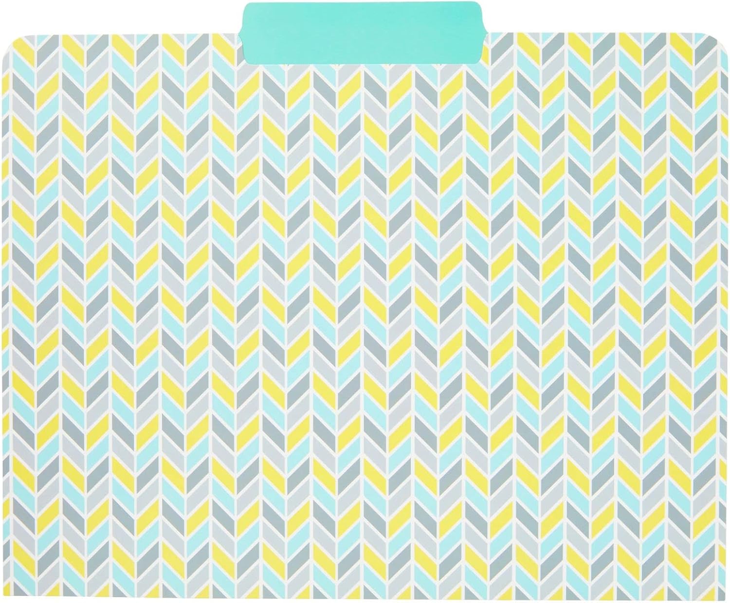 12 Pack Geometric File Folders with 1/3 Cut Tabs, Polka Dots (9.5 x 11.5 In)