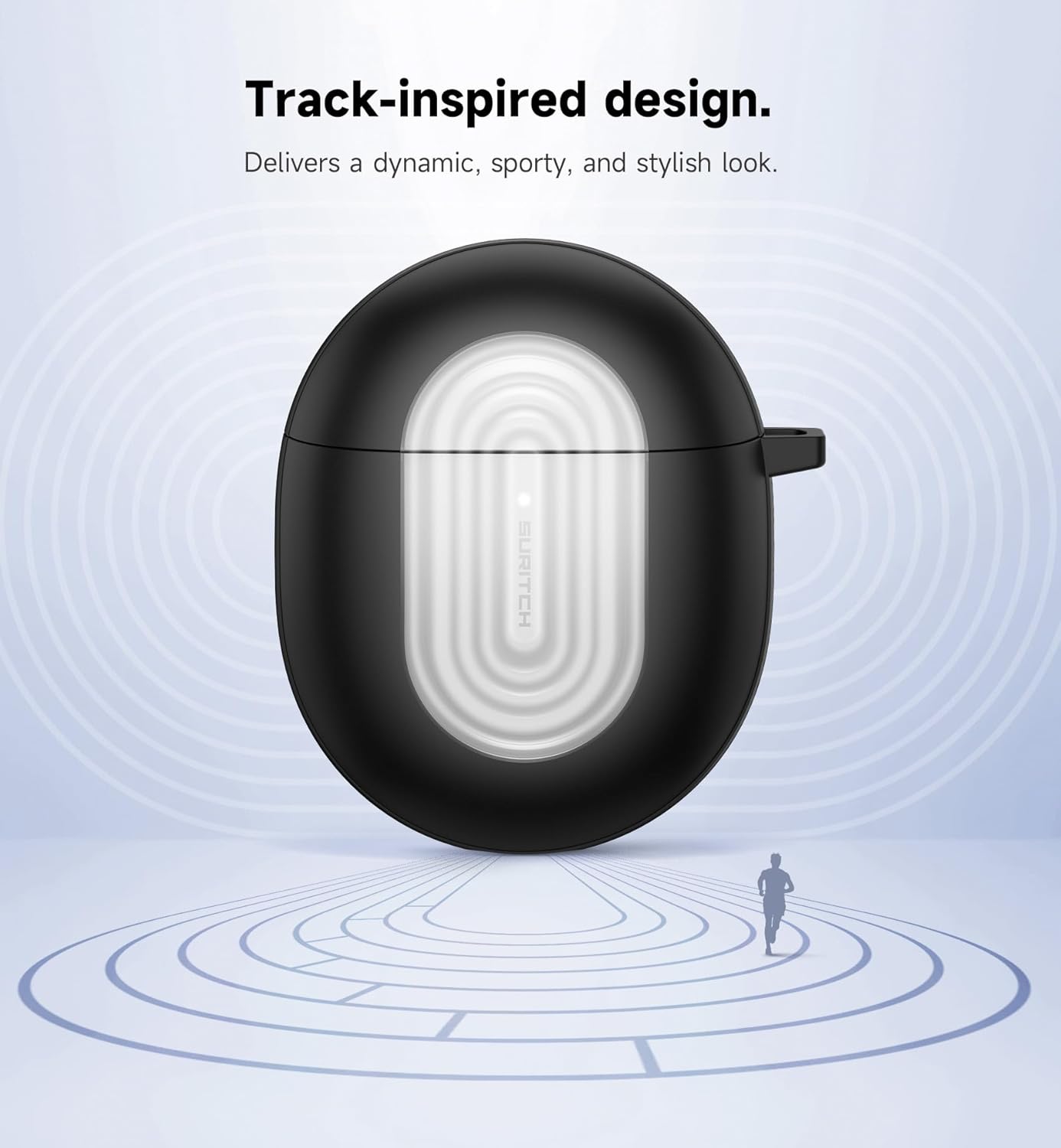 SURITCH Magnetic Bumper Cases for Google Pixel Buds Pro 2 (2024) and Pixel Buds Pro (2022) Case Cover, Rugged Shockproof Protective Covers with Carabiner & Cleaning Kit & Removal Tool, Black - Image 3