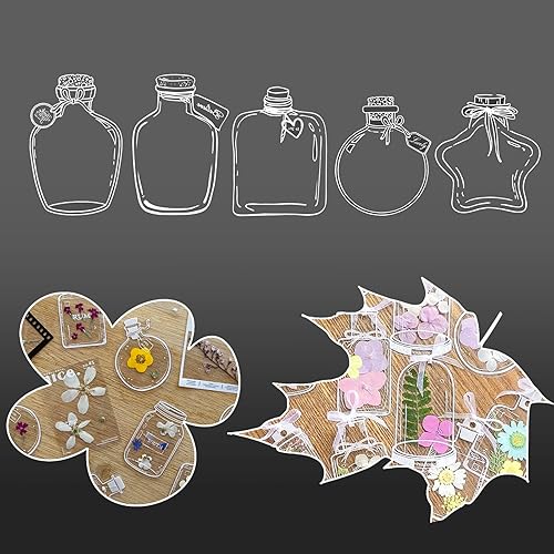 Vista 10 de Flores secas, Kaluofan 37 piezas de flores prensadas reales, flores secas para resina, flores secas para manualidades, para marcapáginas de resina