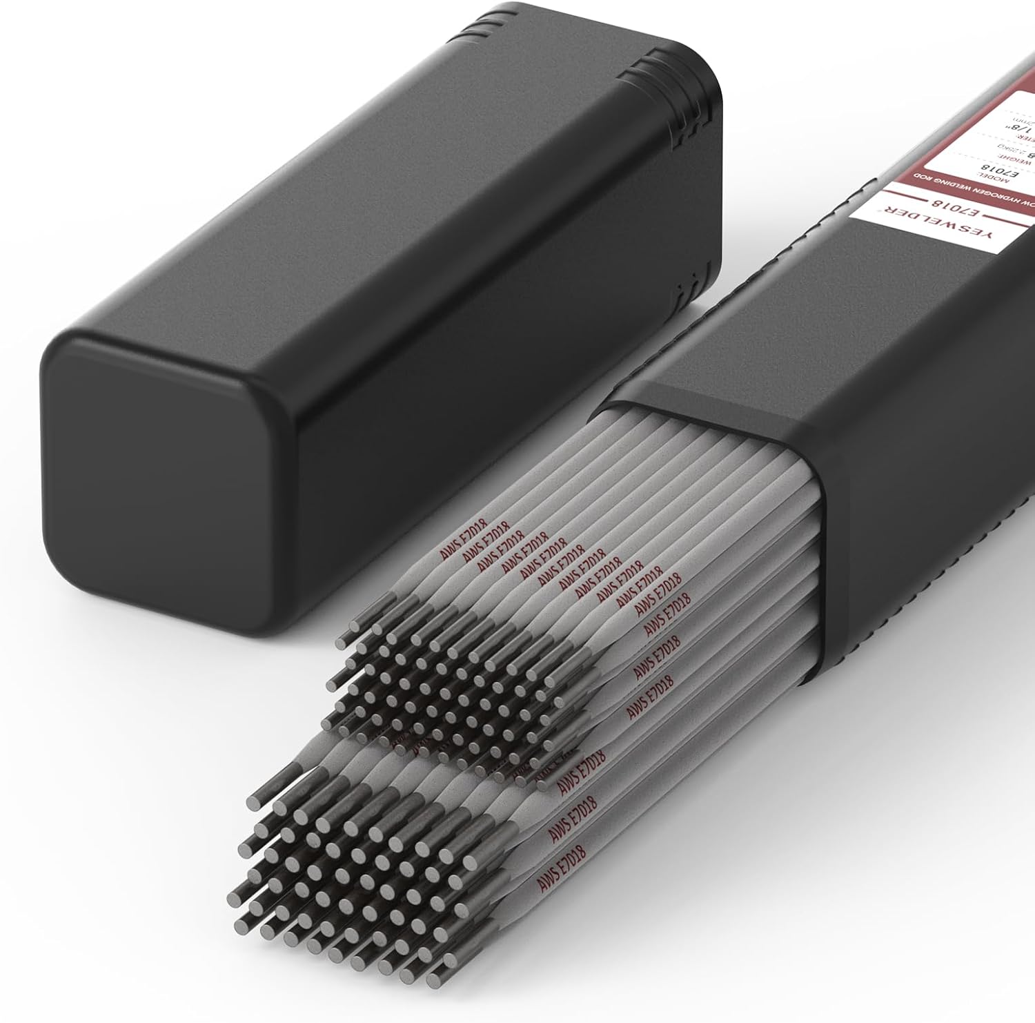 YESWELDER E7018 332 «(2.5lb)+18 «(2.5lb) Electrodos de varilla de soldadura de acero al carbono, varillas de soldadura de doble especificación YESWELDER E7018 332 «(2.5lb)+18 «(2.5lb) Electrodos de varilla de soldadura de acero al carbono, varillas de soldadura de doble especificación