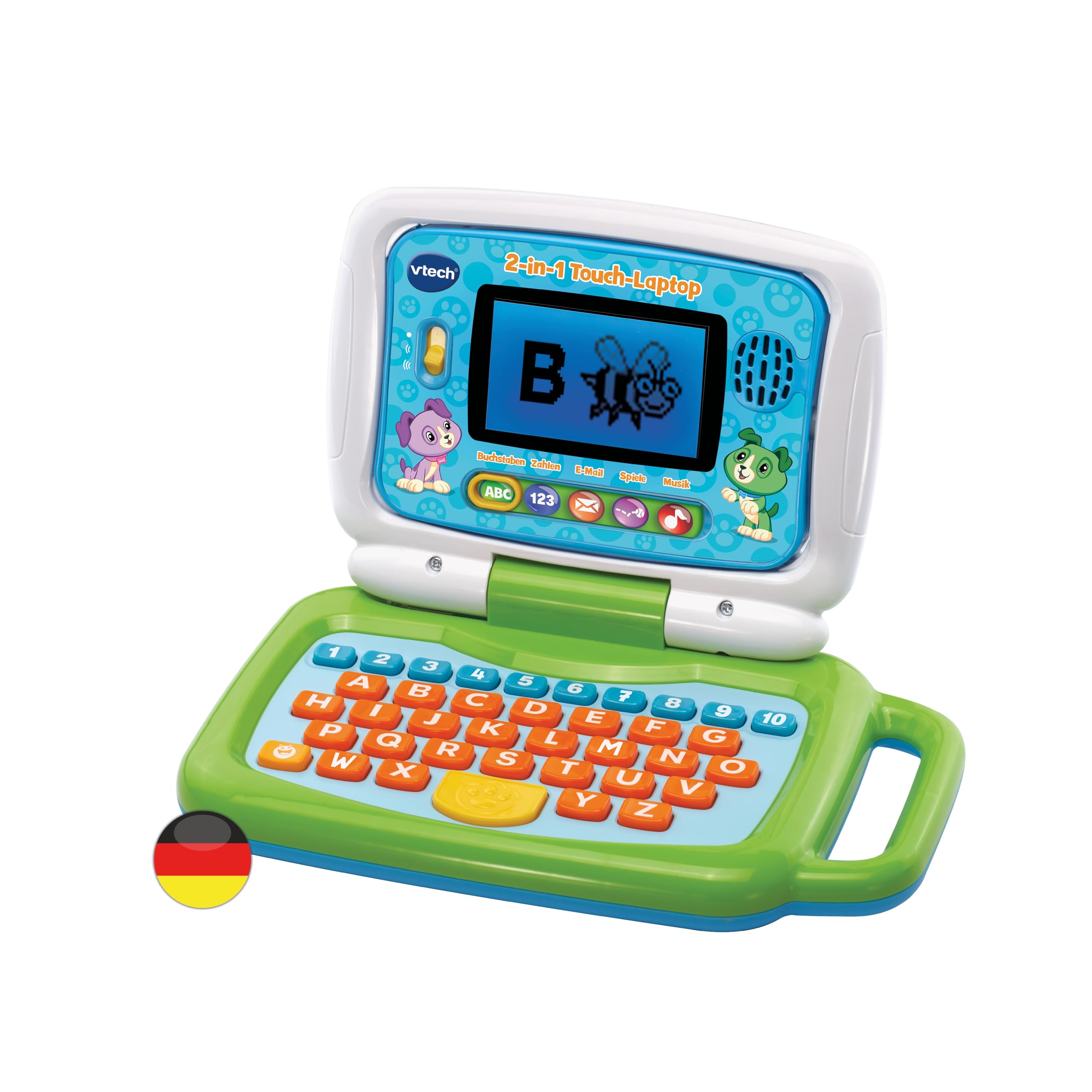 VTech 80-600904 2-in-1 touch laptop, green