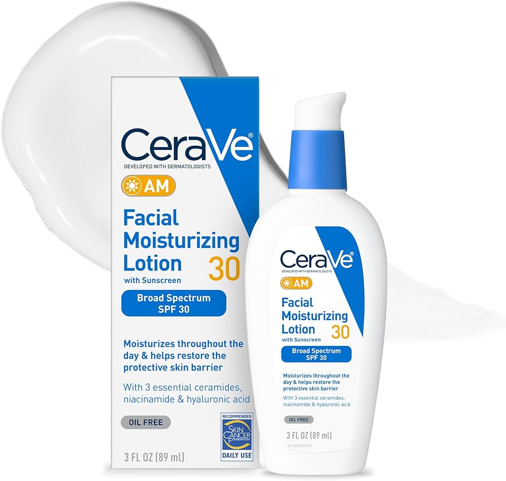 新品CeraVe Facial Moisturizing Lotion Amazon.com: CeraVe AM Facial Moisturizing Lotion with SPF 30, Oil