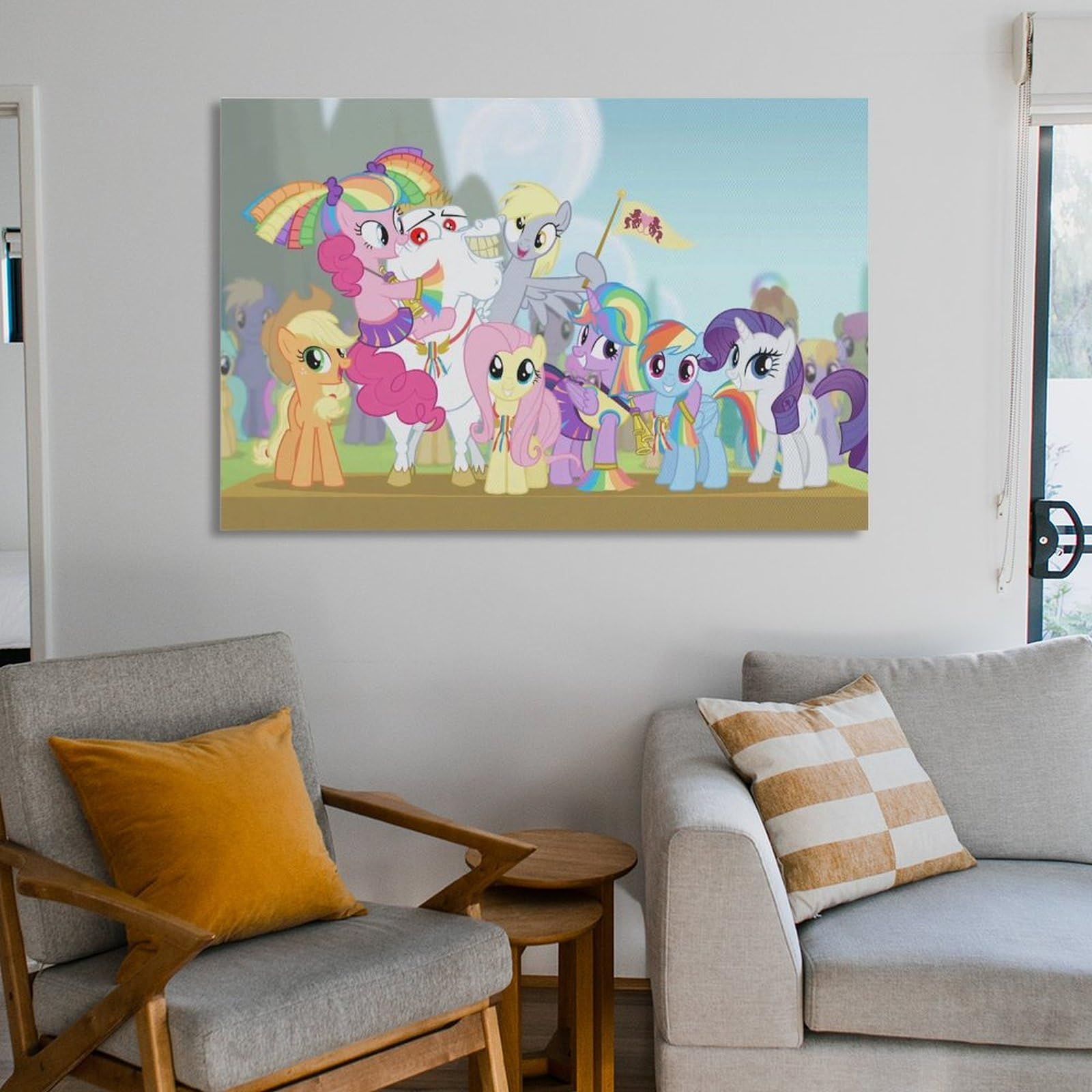マイリトルポニー　インテリア RoomMates 26-Pieces 18 in. x 34.75 in. Multi-Colored My Little