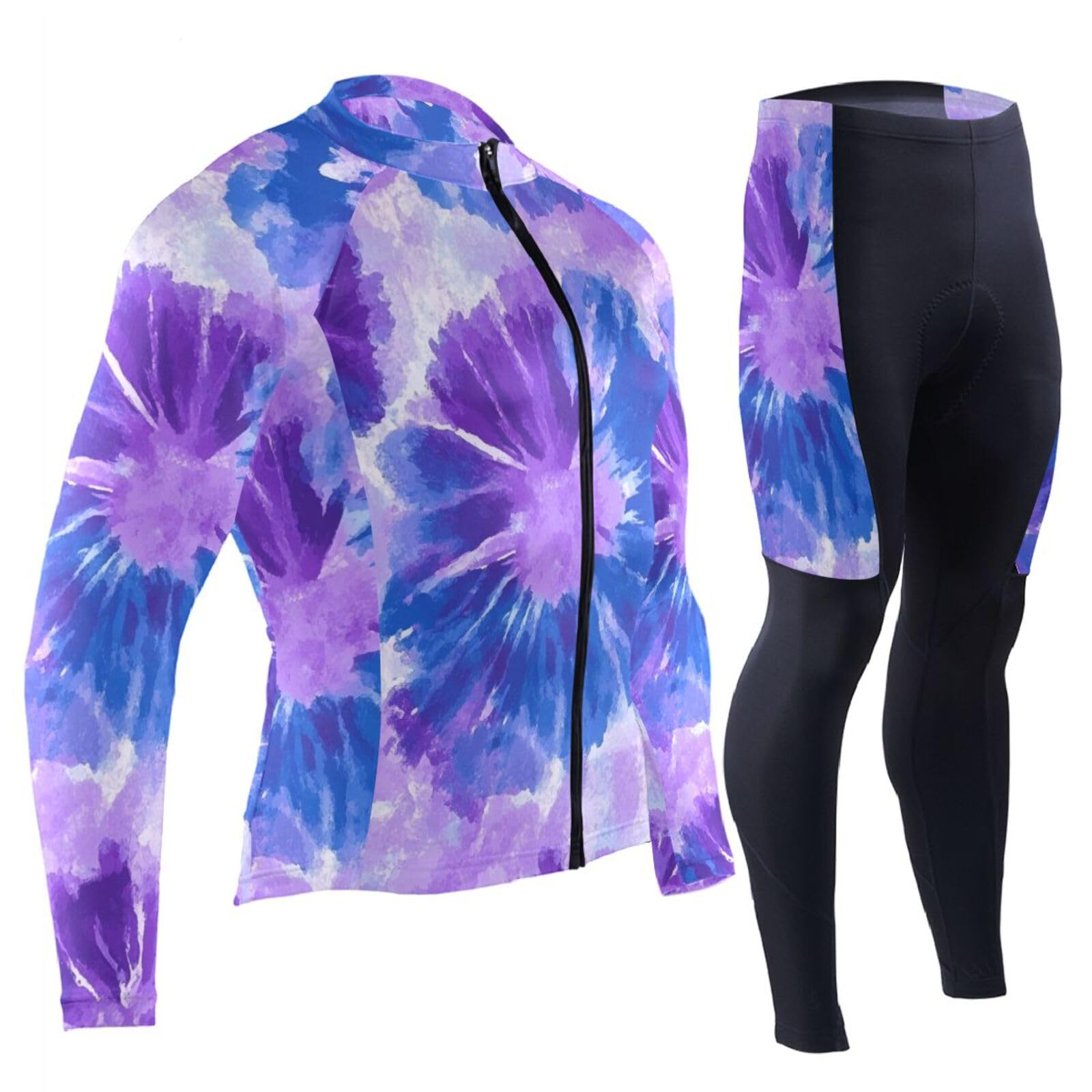 Herren-Radtrikot mit Taschen, Windbreaker, Radsport-Shirt, Anzug für Herren, 3D-gepolstert
