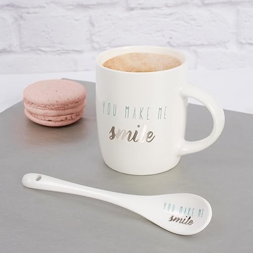 Miniatura 7 de Pavilion Gift Company You Make Me Smile - Mini taza de expreso, 5 onzas