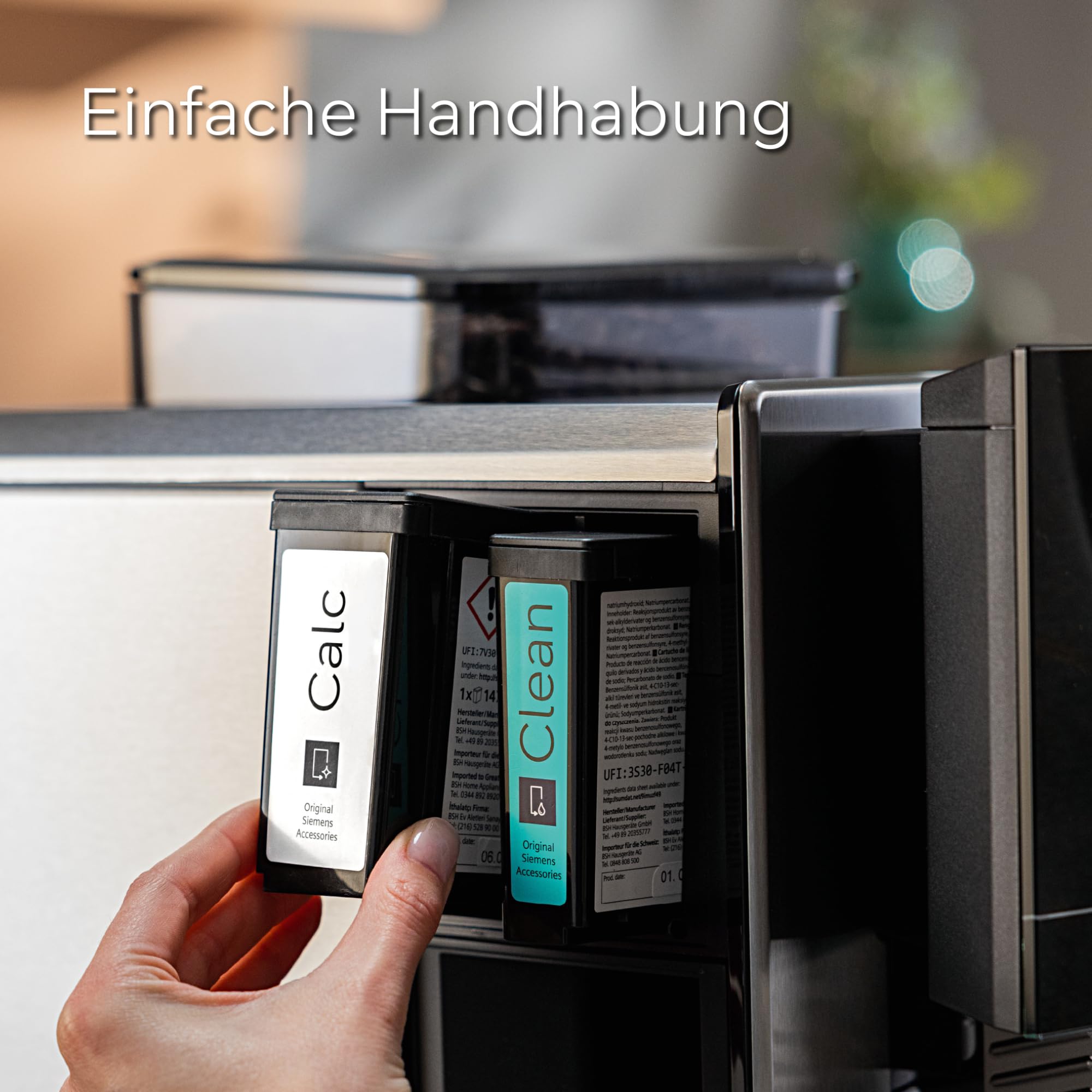 Siemens Cartucho descalcificador TZ800Z2 para cafeteras automáticas EQ900plus, contenido de un cartucho de descalcificación