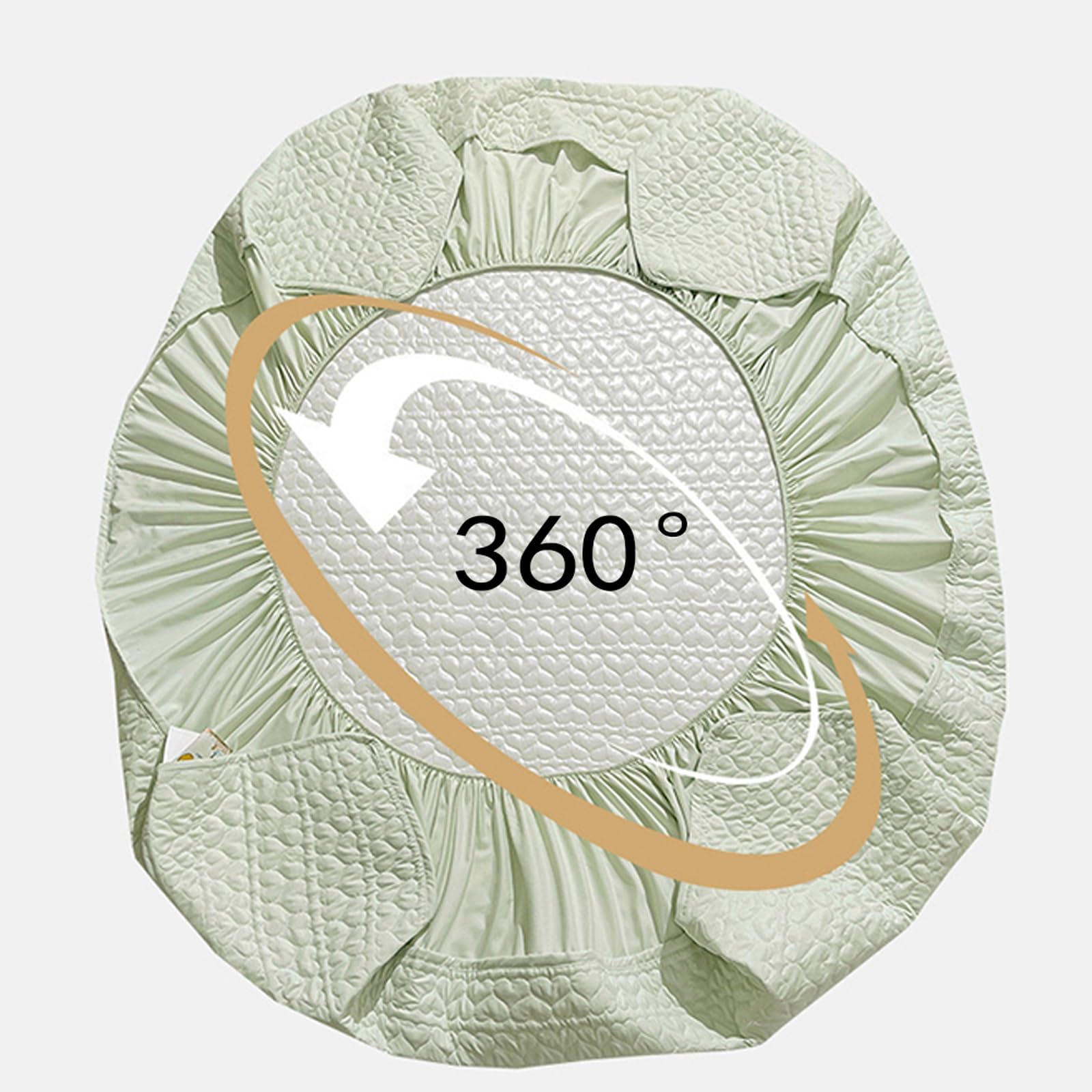 Sábana bajera acolchada extra profunda de 150 x 200 cm + 30 cm, protector de colchón impermeable, transpirable, ultra suave, silencioso, para máxima comodidad