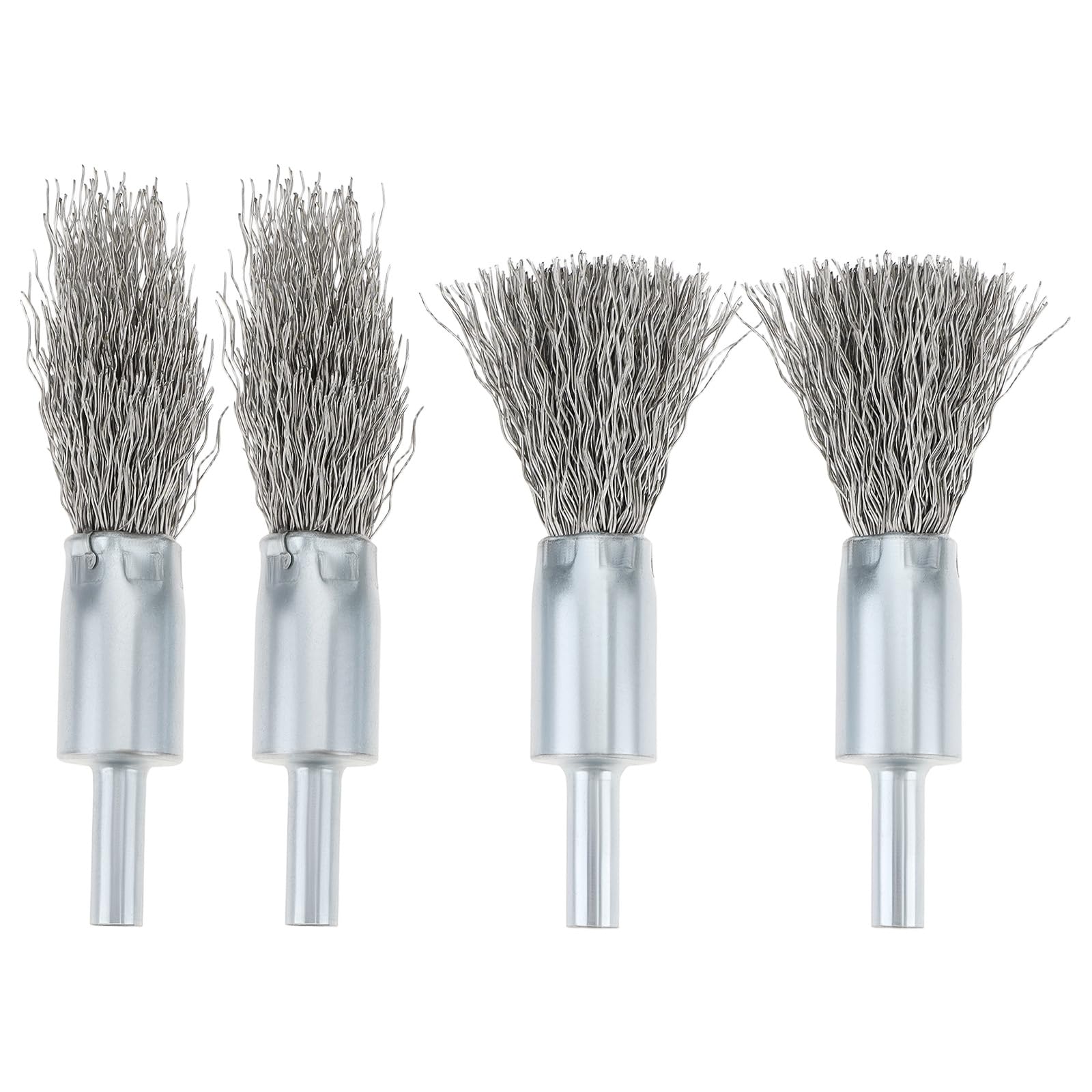 Create Idea 4Pcs De-Carb Brush Set Stainless Steel Wire Brushes