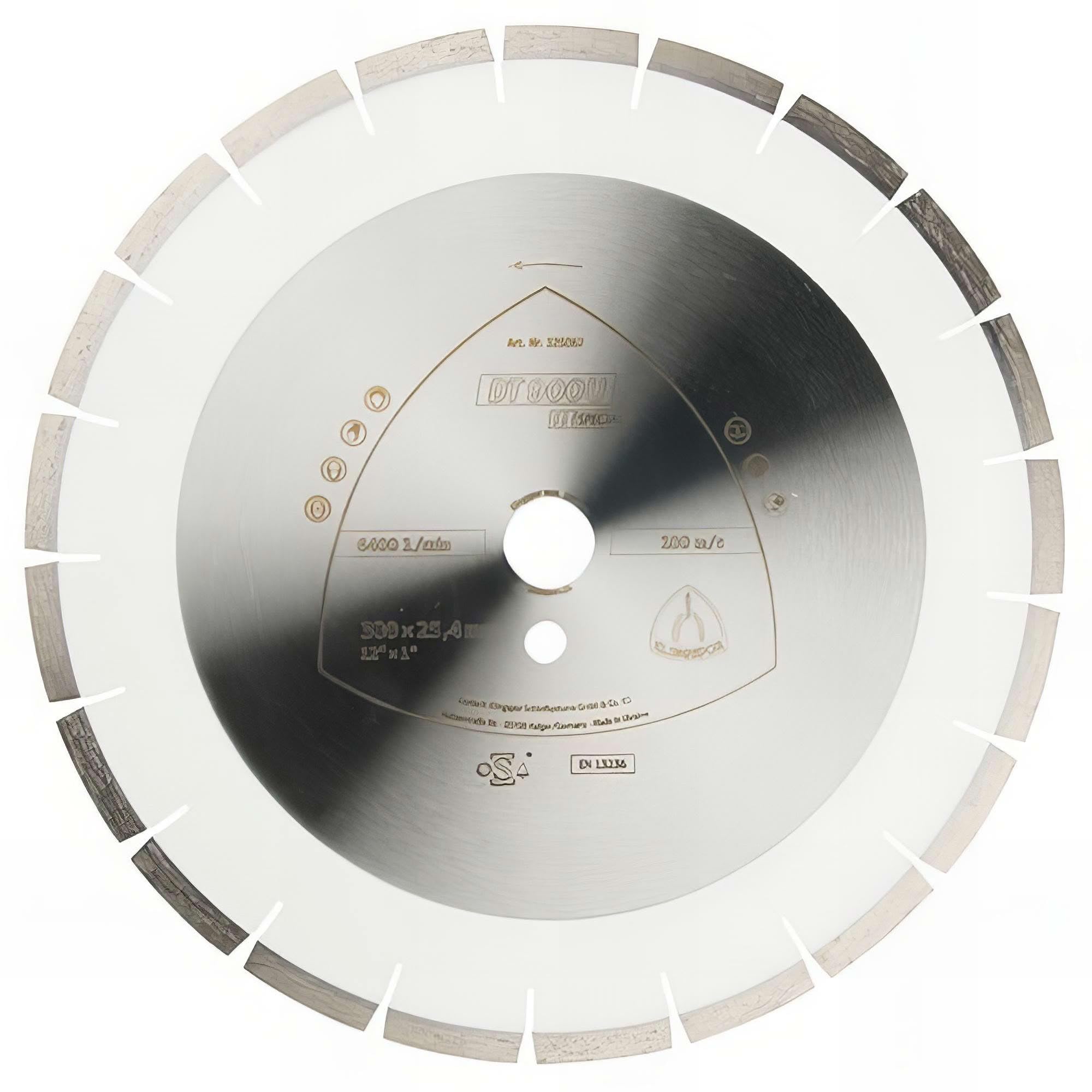 325084 Discos de Corte Diamantados para Tronzadoras Motorizadas/Cortadura de Juntas/Sierras de Mesa, DT 900 U, 350 mm x 30 mm, 5500 RPM, 21 mm/40 mm/3 mm/10 mm Segmentos
