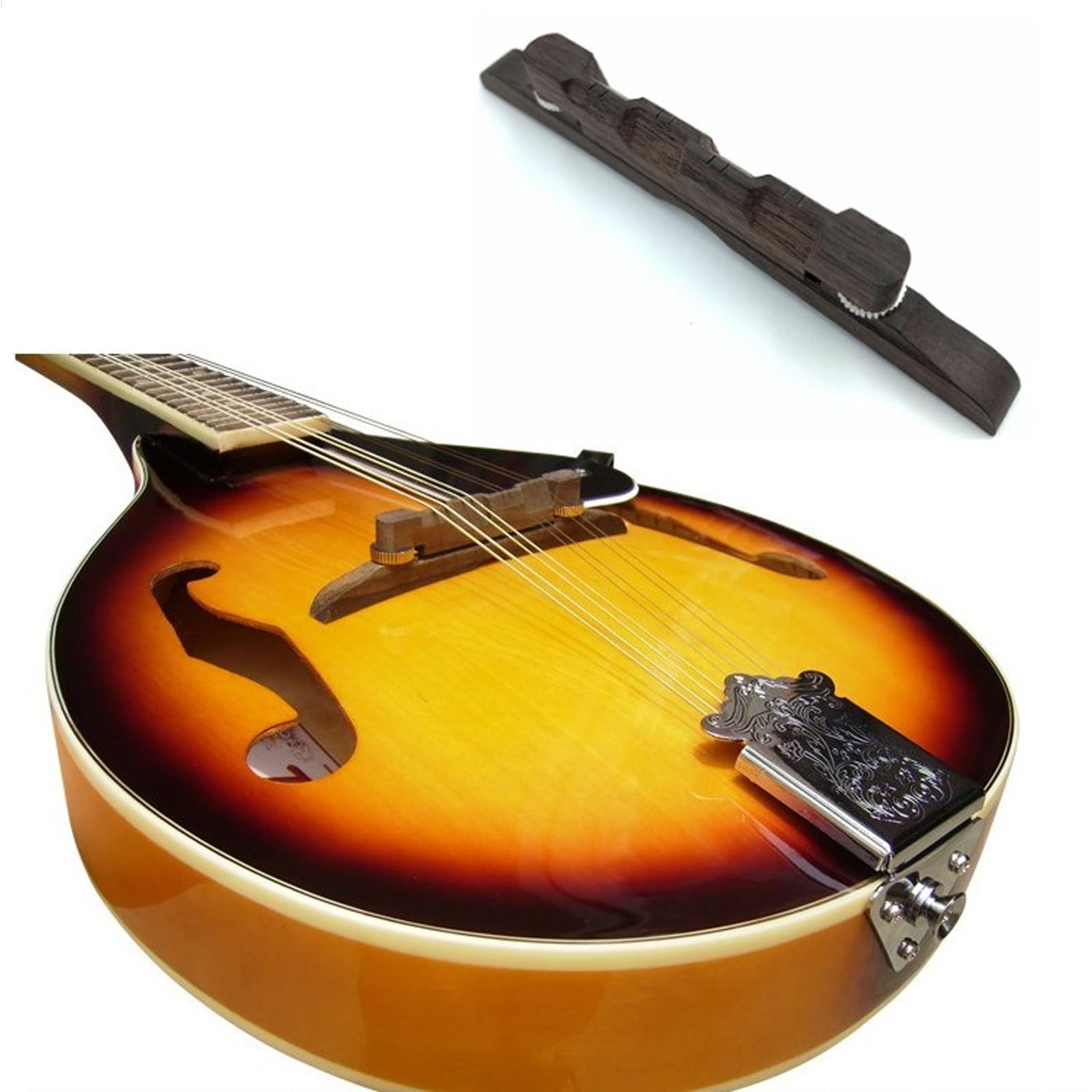 String Height Mandolin Mandolin Bridge Rosewood Height Adjustable Compensated Mandolin
