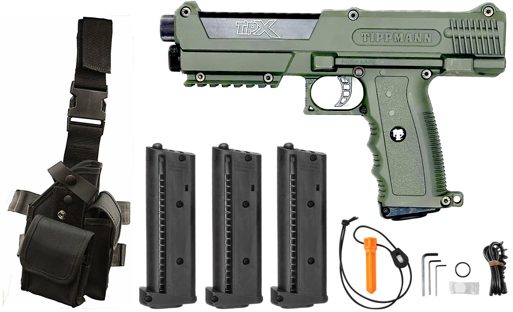 Tippmann TiPX Deluxe Paintball Gun Pistol Kit