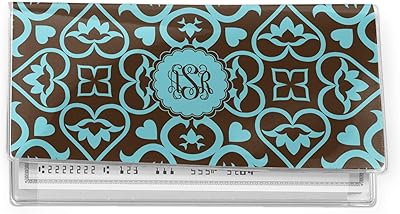 Floral Vinyl Checkbook Cover (Personalized)
