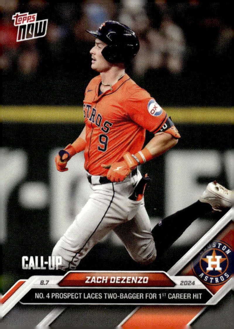 Amazon.com: ZACH DEZENZO RC 2024 NOW #526 ROOKIE Astros PR:798 NM