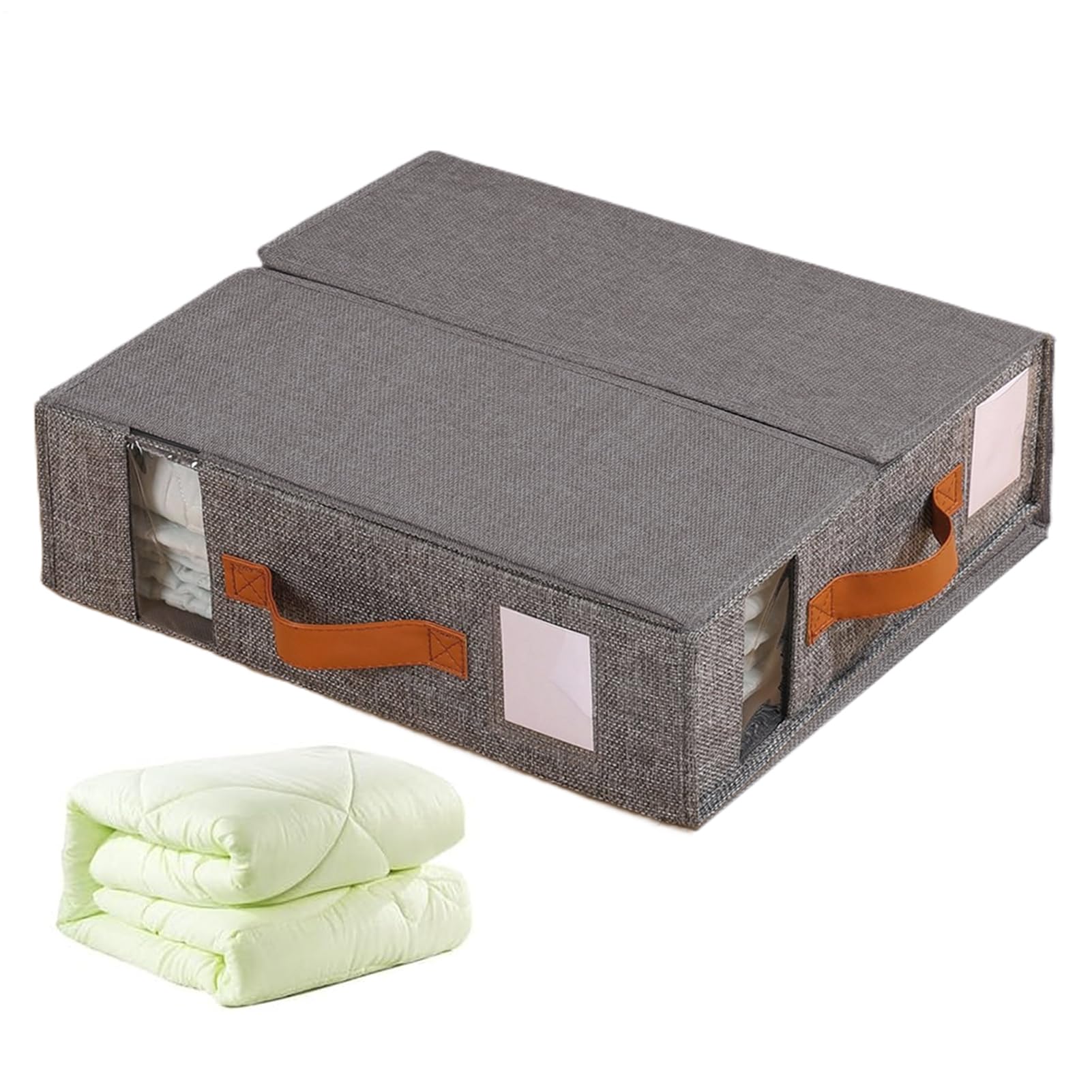 Organisateur de rangement pour draps housse et linge de lit pliable
