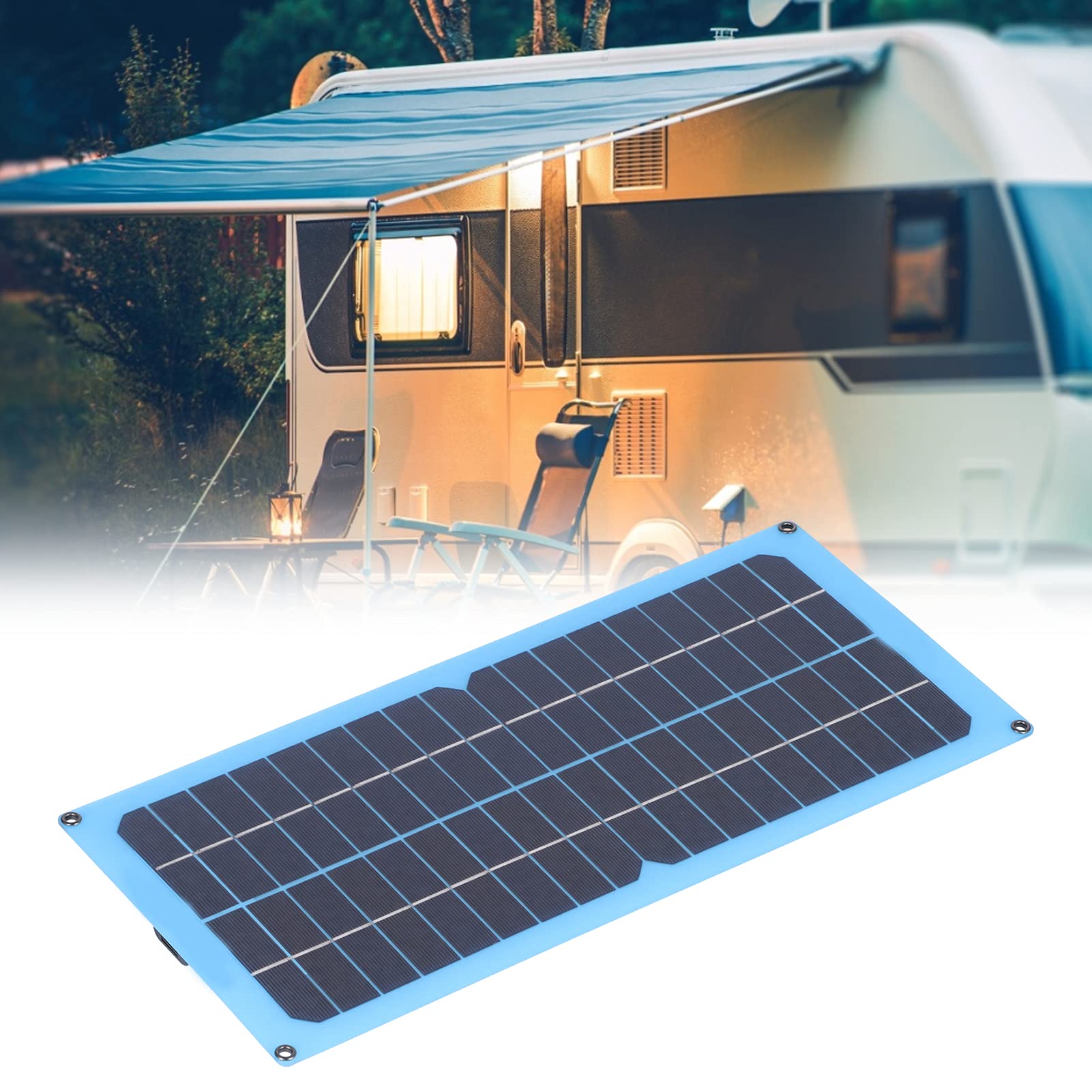 Amazon.co.jp: ポータブル太陽光発電充電器、18V ソーラーパネル 極薄