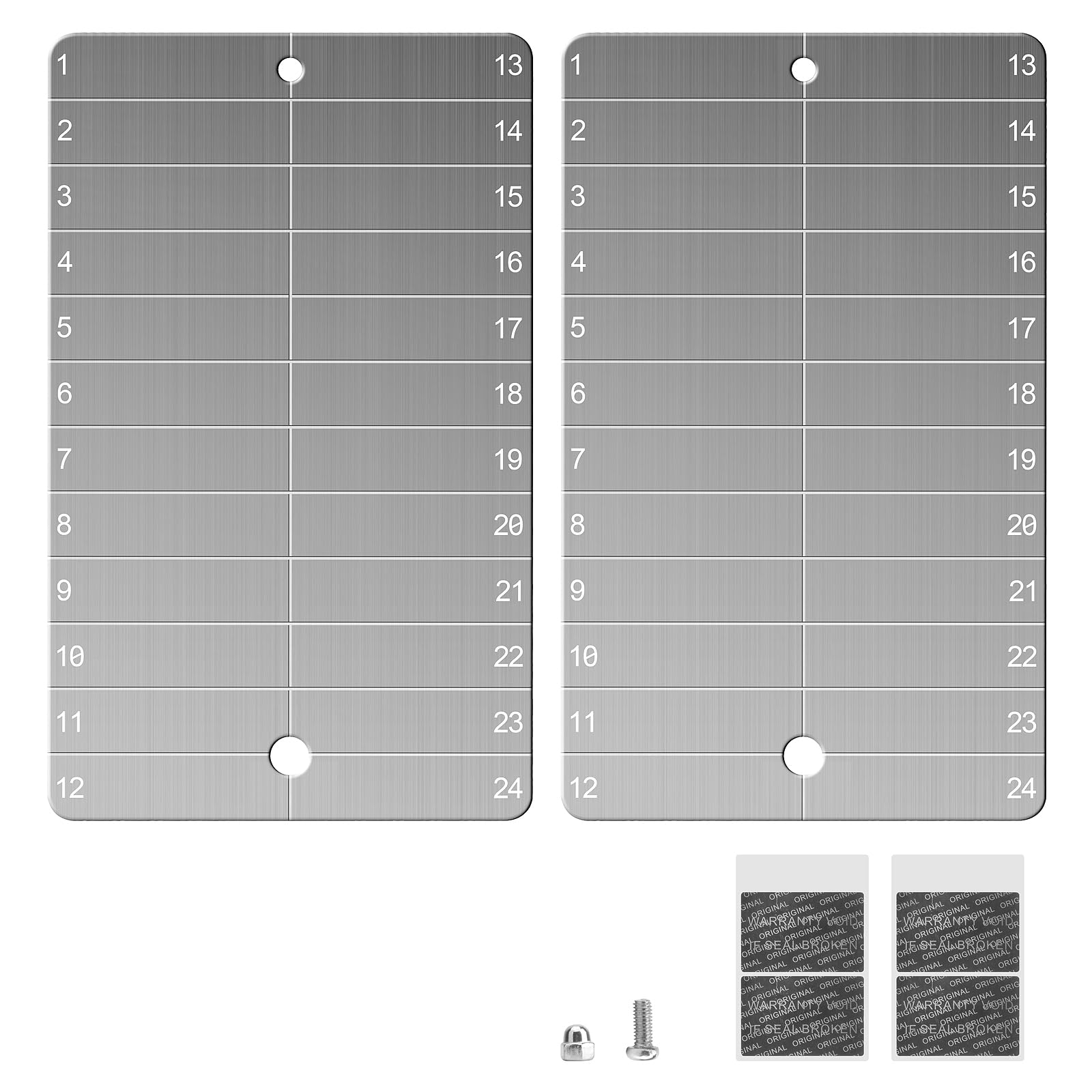 Codesteel Titanium Crypto Seed Phrase Storage, Bitcoin Seed Plates,  Fireproof Waterproof Recovery Backup, 2 Metal Seed Phrase Plates and  Security Seals - Amazon.com