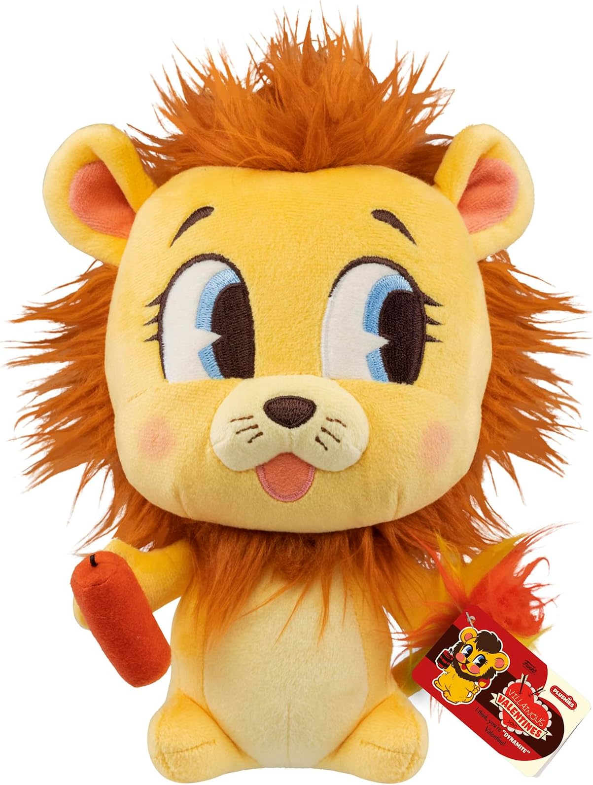Plush: Villainous Valentines - Lion - Soft Toy - Birthday Gift Idea - Official Merchandise - Stuffed Plushie For Kids And Adults, Girlfriends And Boyfriends - Cute Teddy Doll