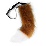 SMILETERNITY Faux Fur Furry Animal Cat Fox Tail for Halloween Party Cosplay Costume Accessories