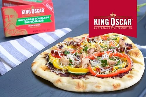 Miniatura 6 de King Oscar Sardinas sin piel y sin huesos, aceite de oliva, 4.38 onzas (paquete de 12)