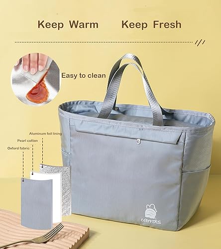 Miniatura 4 de Bonita bolsa de almuerzo aislada, bolsas Bento personalizadas y coloridas para mujer, bolsas pequeñas para el almuerzo, bolsas refrigerantes