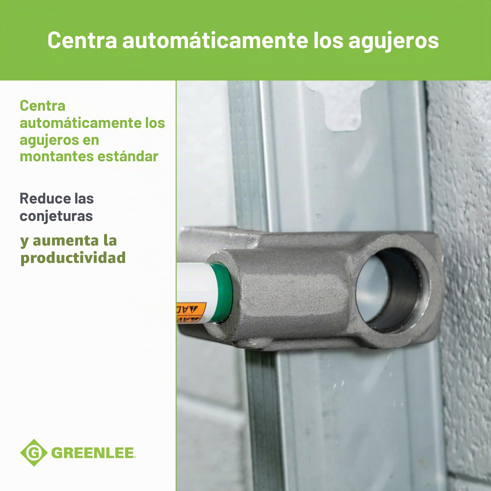 Greenlee - Perforadora de metal (710), fabricación de agujeros (710)