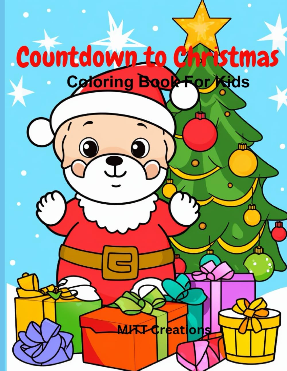 Countdown To Christmas - Coloring Book For Kids