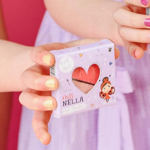 Miniatura 7 de MISS NELLA Maquillaje para sombra de ojos para niños - Cielos rosados, juguete cosmético para niños, maquillaje no tóxico