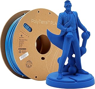 Yimihua PLA filament 3D printer filament PLA 1.75mm high toughness and easy to peel, 1kg spool printing material for 3D printer and 3D pen(Color:blue)