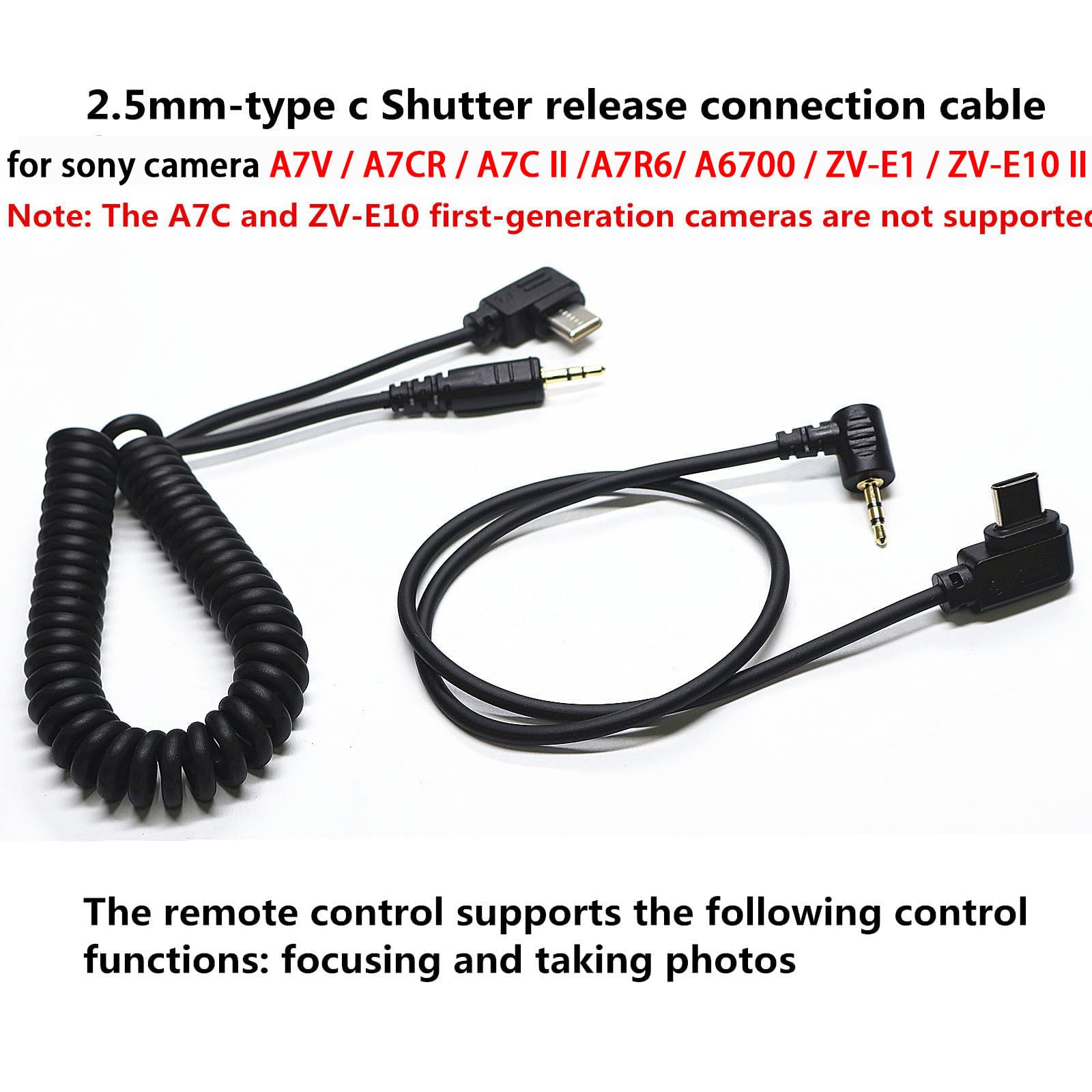 Amazon.com : for Sony 2.5mm-Type C USB Shutter Release Cable for