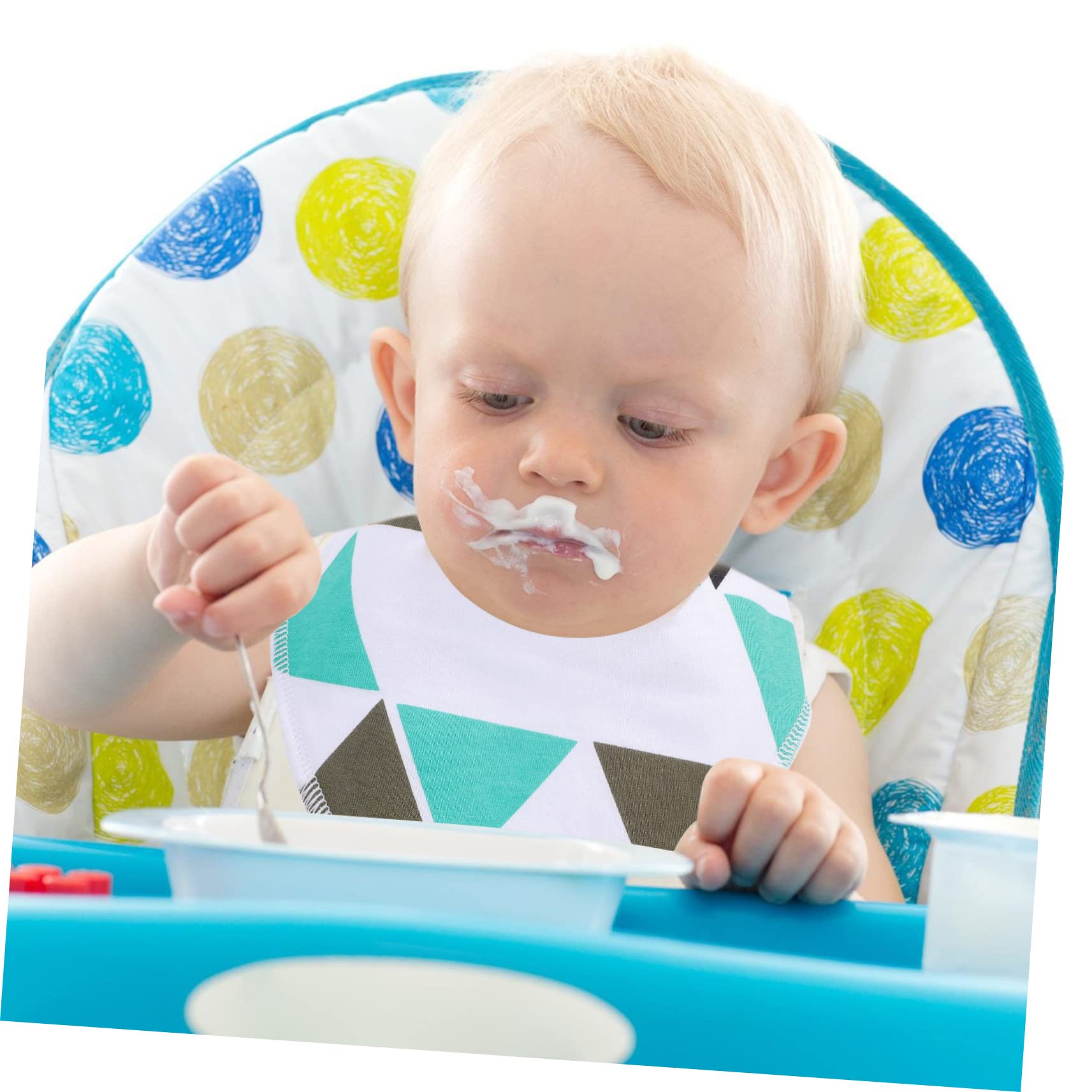 TOYANDONA 12piezas Baberos Infantiles Impermeables Bandana De Algodón Para Bebés Diseño Unisex Accesorios Para Alimentación De Recién Nacidos Fáciles De Llevar y Limpiar
