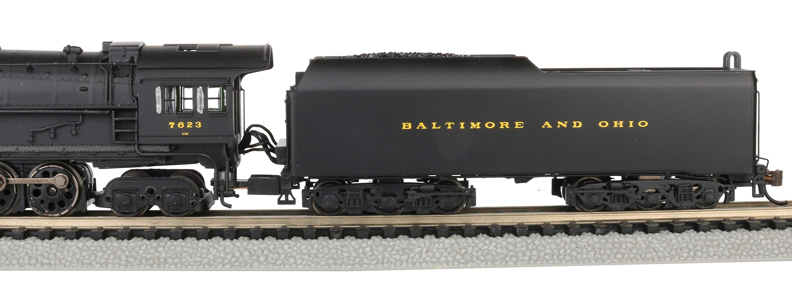 Tor N - lokomotywa parowa 2-8-8-4 Baltimore & Ohio z DCC + dźwięk