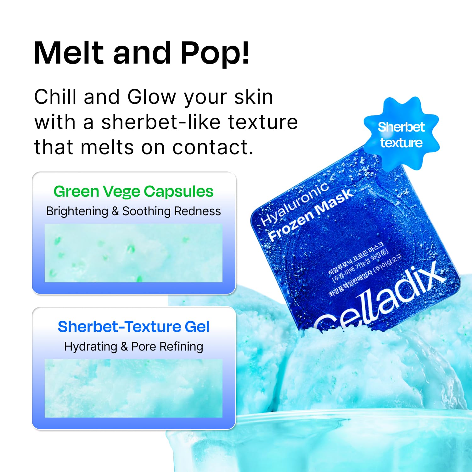 Amazon.com : Celladix Hyaluronic Frozen Sherbet Mask – 95% Pure
